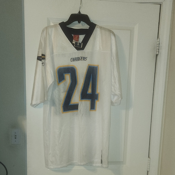 NFL White and Navy Chargers Jersey - Picture 1 of 4